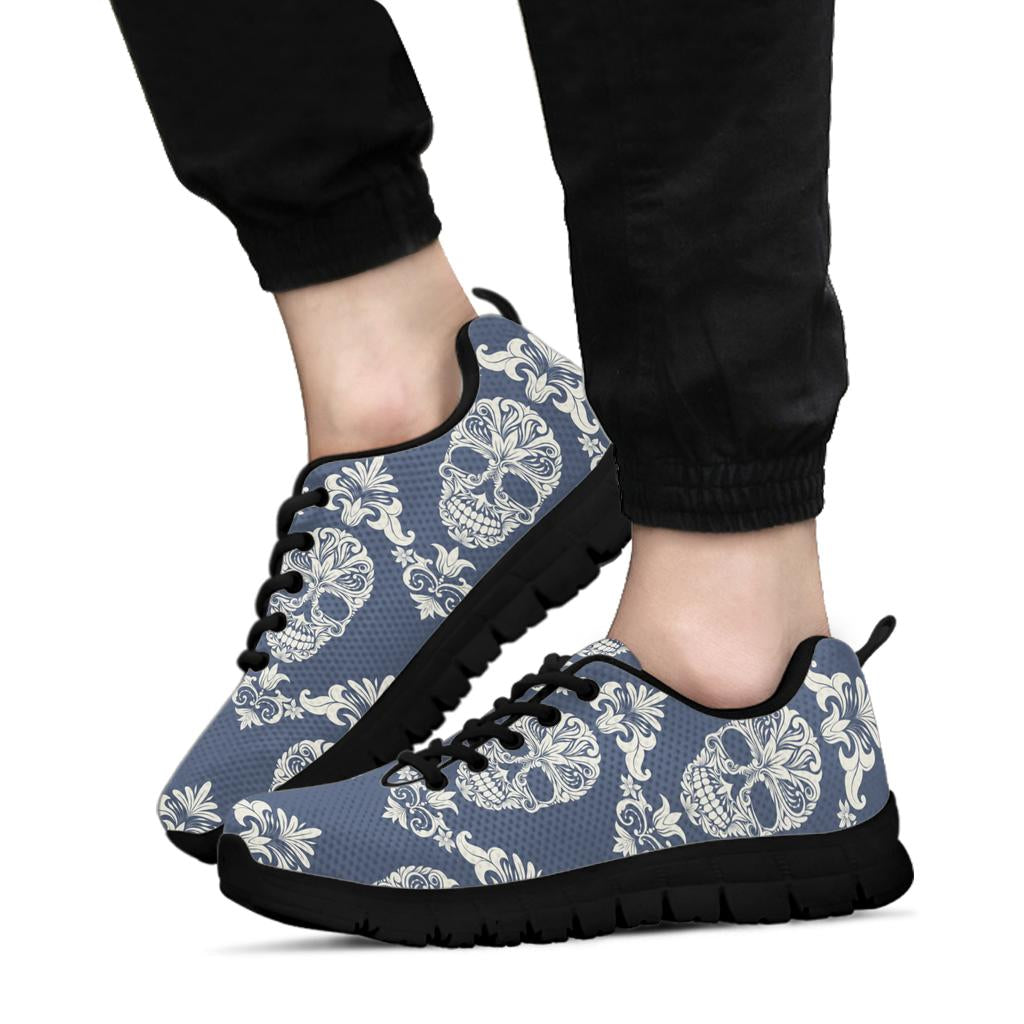 Black Sugar skull sneakers shoes