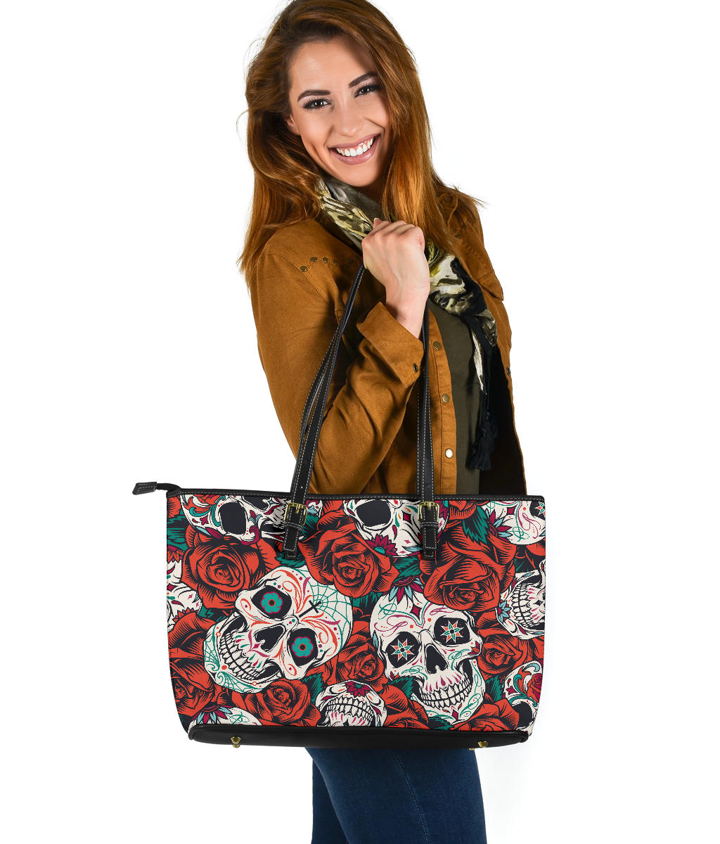 Sugar skull day of the dead bag