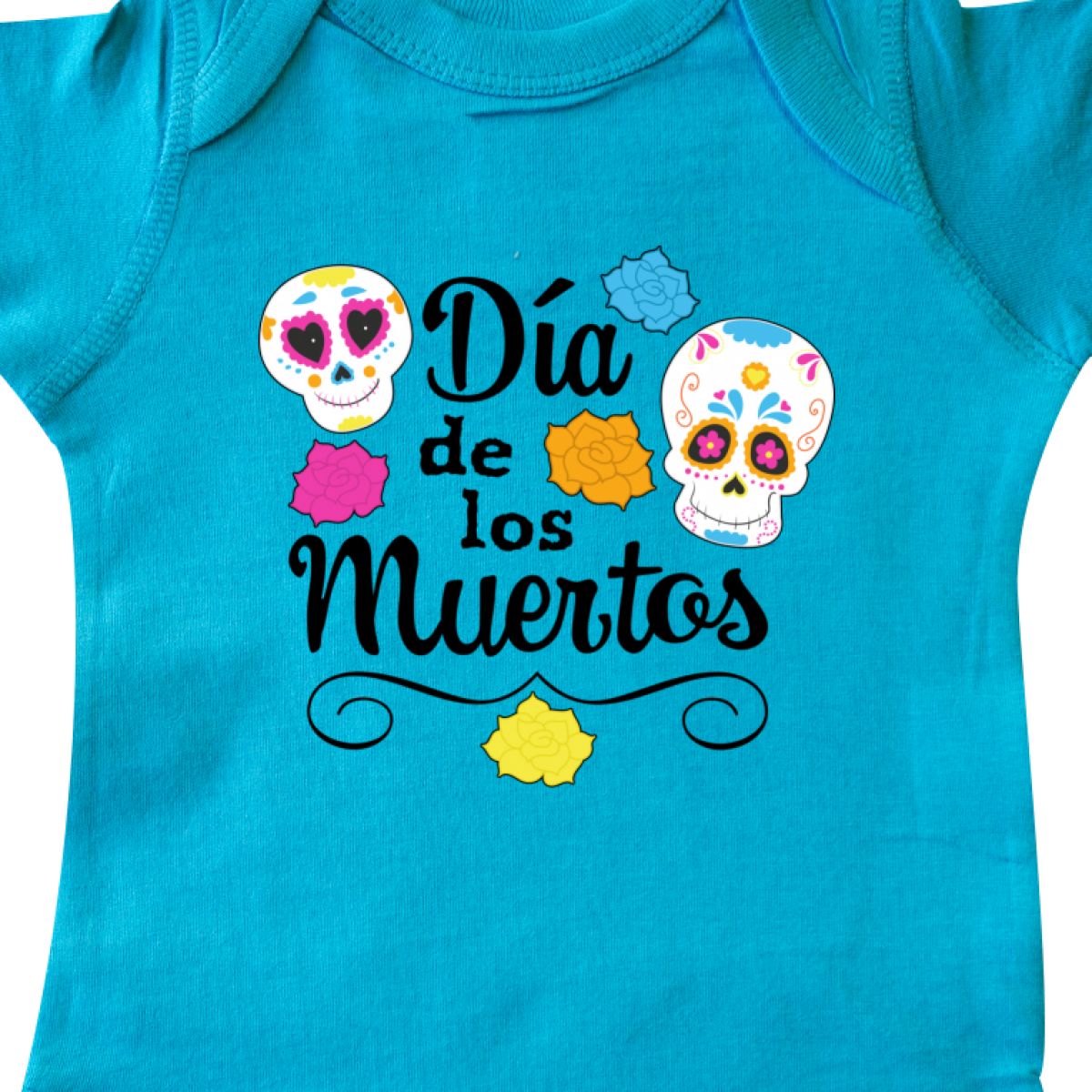 Día De Los Muertos- Day Of The Dead Sugar Skulls Infant Creeper Party