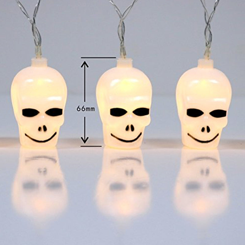 Skull LED String Lights Halloween holiday Christmas Party Garden Decoration