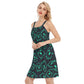 Halloween Evil Mexican skull Women's O-neck Cami Dress