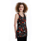 Halloween Skull Day of the dead Women's Back Hollow Tank Top Horror