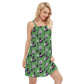Halloween Day of the dead Women's O-neck Cami Dress Skull Evil