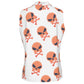 Halloween Skeleton Women's Sleeveless POLO Shirt Day of the dead