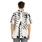Gothic Halloween Men's Hawaiian Shirt With Button Closure