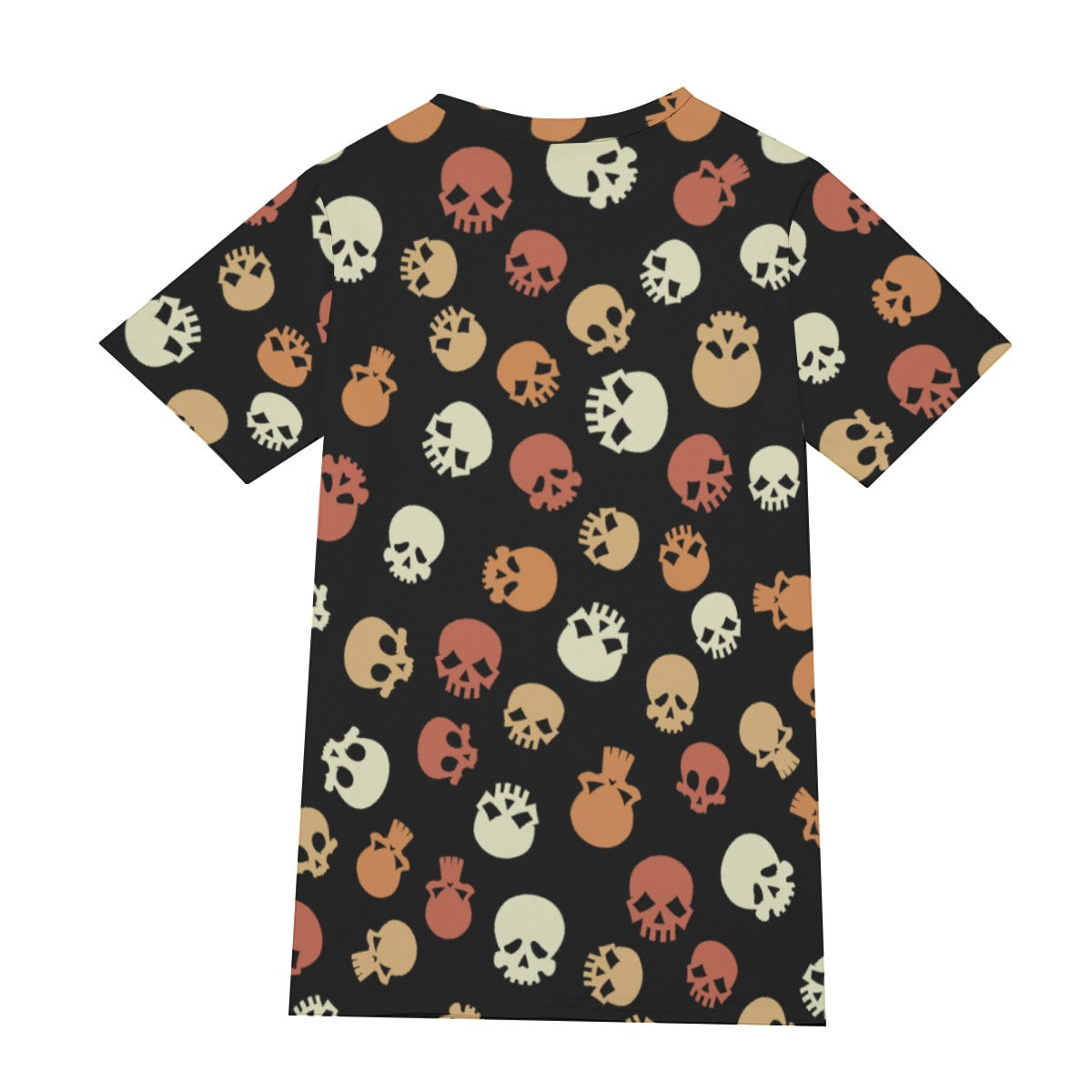 Halloween Skull Ghost Men's O-Neck T-Shirt | 190GSM Cotton Evil