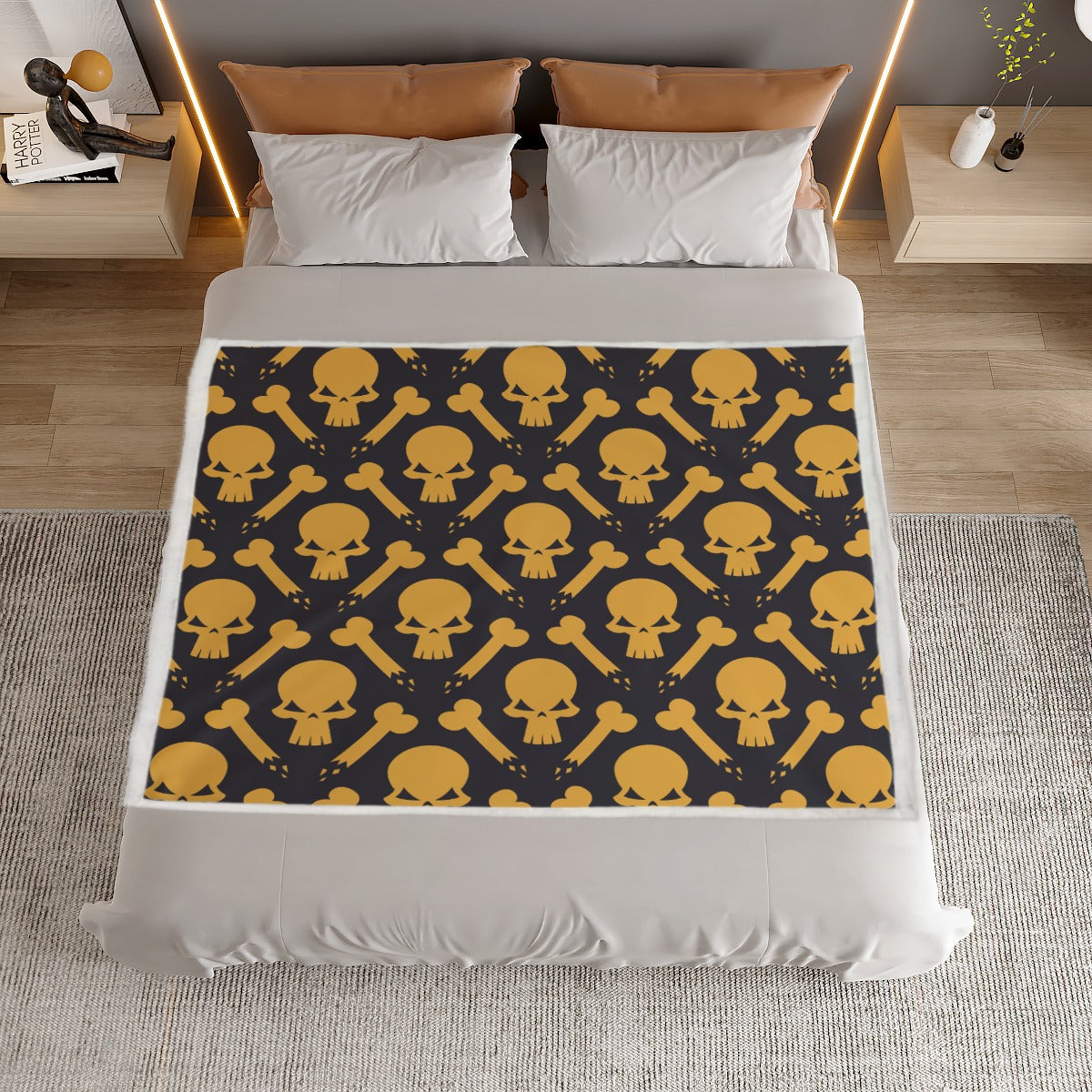 Halloween Skeleton Horror Household Warm Blanket