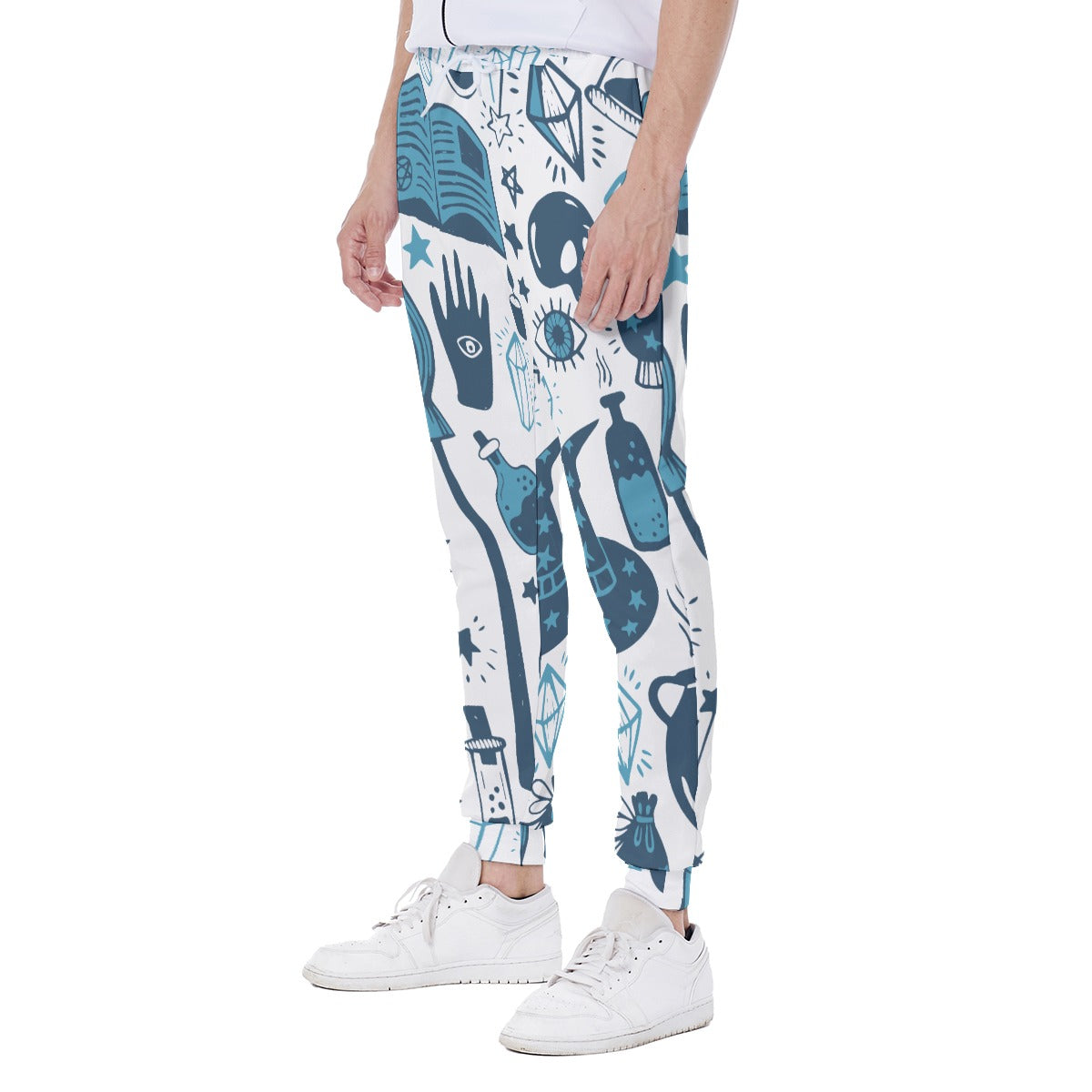 Halloween Ghost Calavera Men's Sweatpants Skeleton