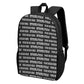 Custom Print on demand POD Kid's Black Chain Backpack