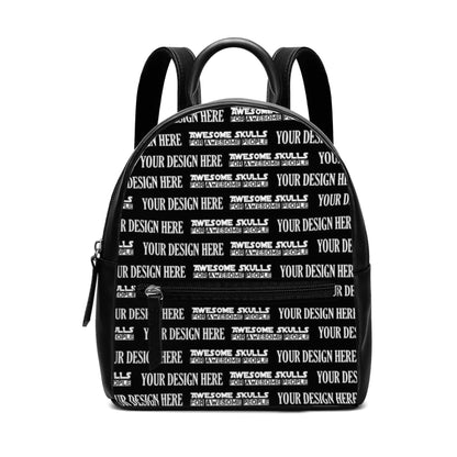 Custom Print on demand POD Cute PU Backpack