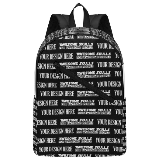 Custom Print on demand POD New Half Printing Laptop Backpack