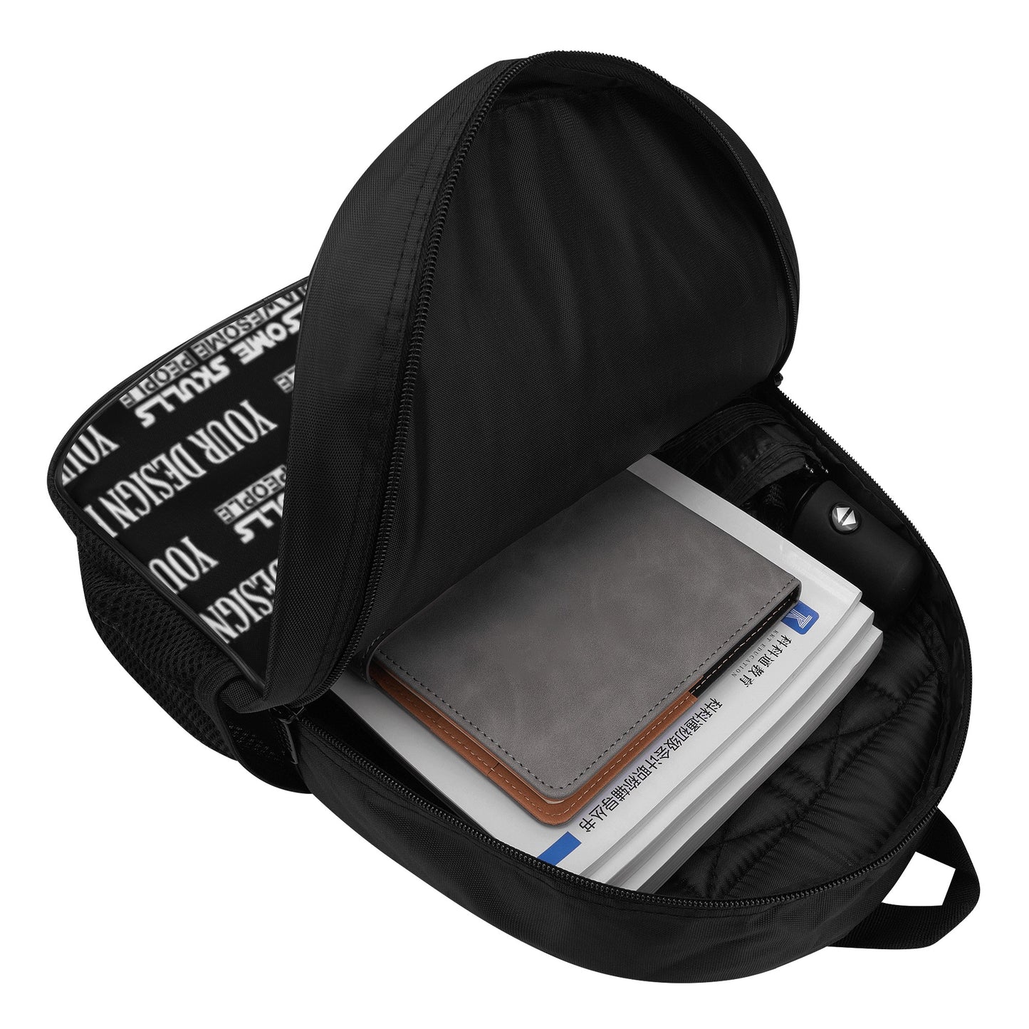 Custom Print on demand POD 14 Inch Nylon Backpack