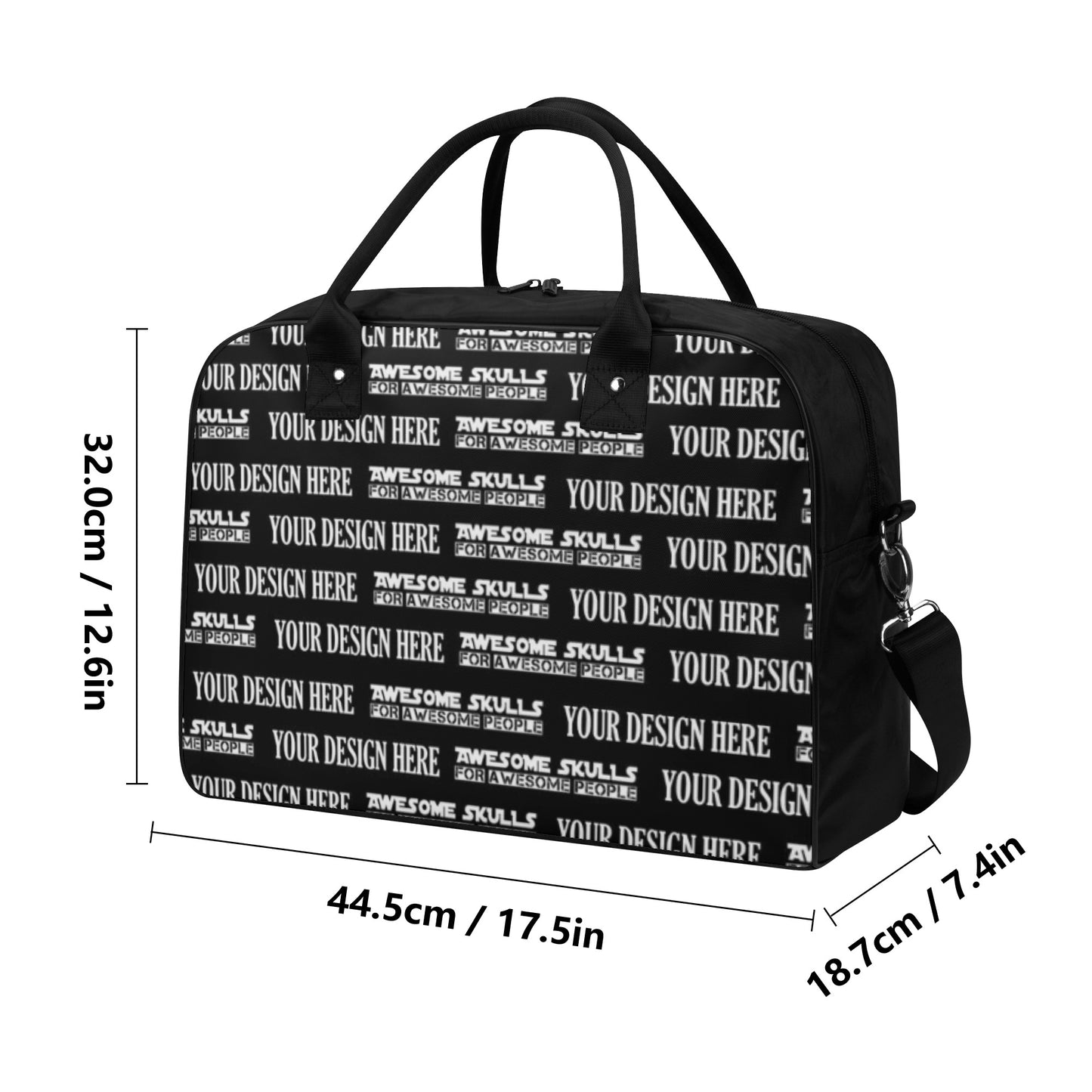Custom Print on demand POD New Nylon Tote Bags