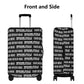 Custom Print on demand POD Polyester Luggage Cover