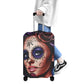 Sugar skull beautiful girl luggage suitcase cover set