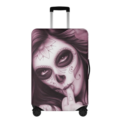 Sugar skull girl day of the dead luggage cover set