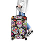 Day of the dead sugar sull luggage cover set, skull suitcase cover