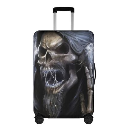 Halloween skull Grim reaper luggage cover, skeleton suitcase cover protector