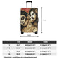 Sugar skull girl day of the dead luggage suitcase cover accessories