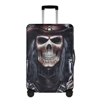 Gothic grim reaper skull luggage suitcase cover protector