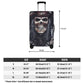 Gothic grim reaper skull luggage suitcase cover protector