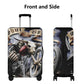 Motorcycle skull biker luggage suitcase cover