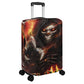 Grim reaper skull luggage cover, Halloween gothic suitcase cover 4 sizes