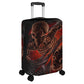 Halloween grim reaper skeleton luggage cover suitcase protector