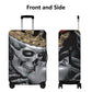 Gothic KING & QUEEN skull luggage suitcase cover