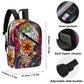 Sugar skull Day of the dead New Half Printing Laptop Backpack