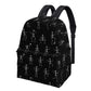 Halloween skeleton gothic All Over Print Cotton Backpack