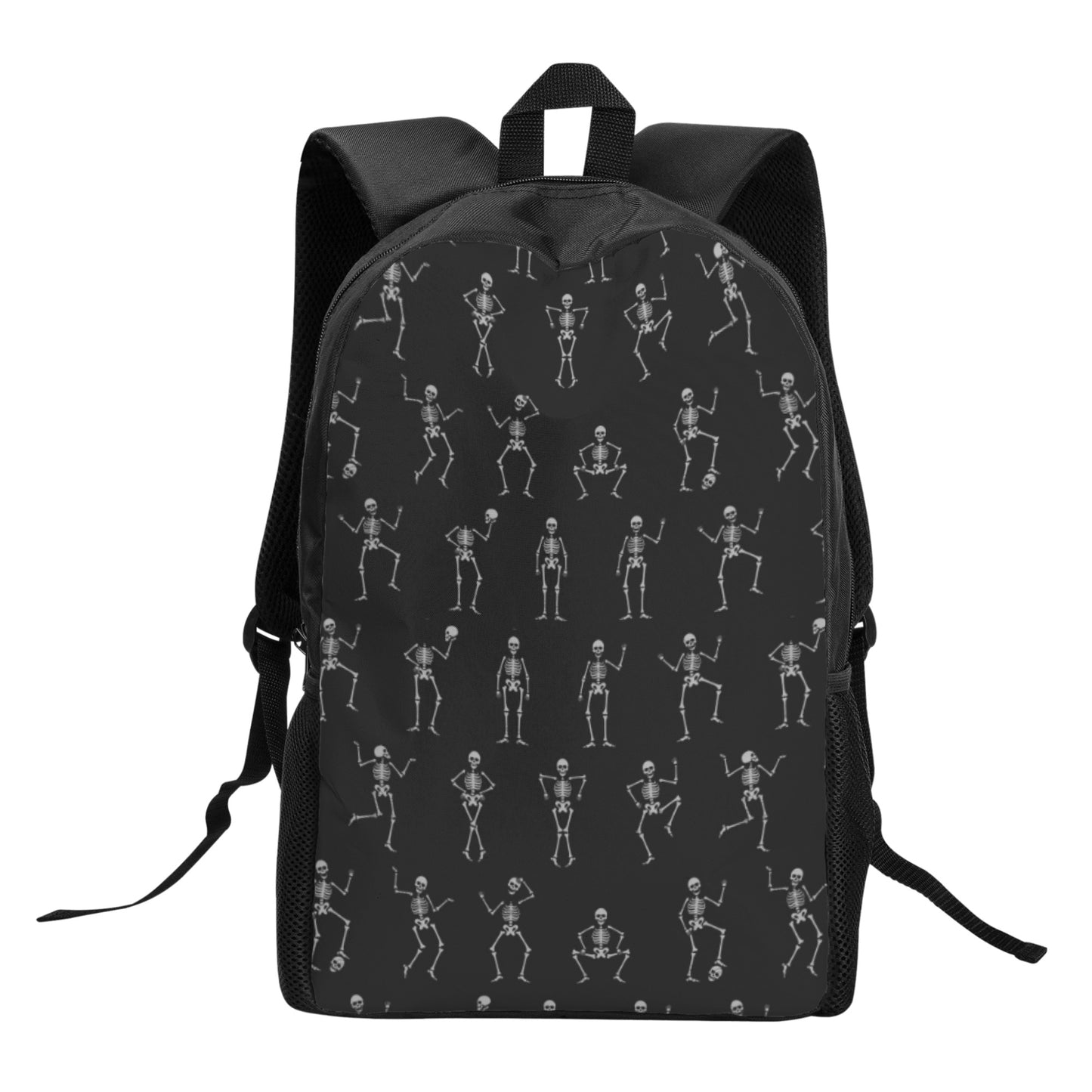 Halloween skeleton gothic Kid's Black Chain Backpack