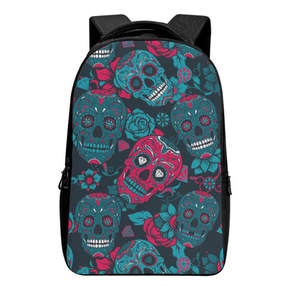 Sugar skull skeleton parttern Laptop Backpack