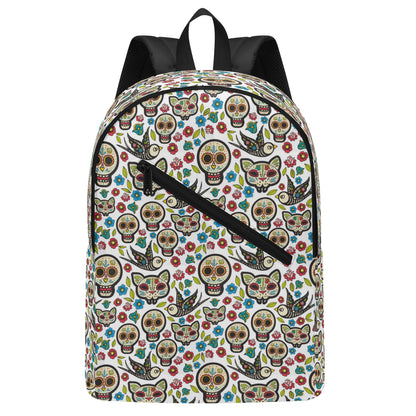 Day of the dead sugar skull parttern New Half Printing Laptop Backpack