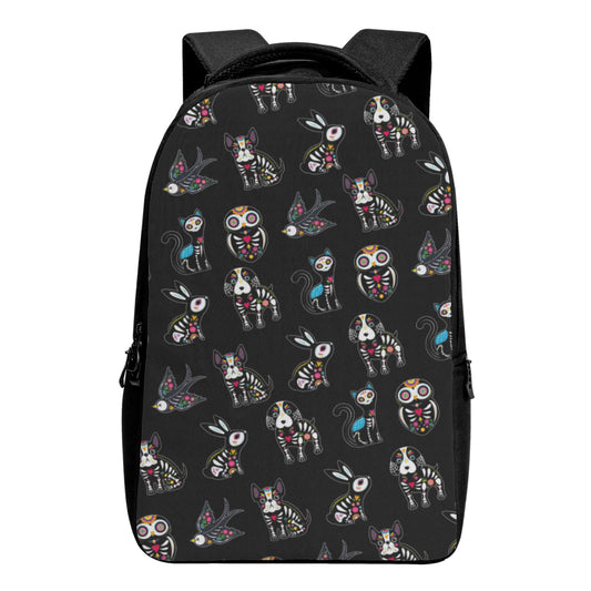 Animal sugar skull Day of the dead Laptop Backpack
