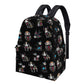 Animal sugar skull Day of the dead All Over Print Cotton Backpack