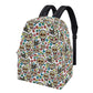 Day of the dead sugar skull gothic All Over Print Cotton Backpack