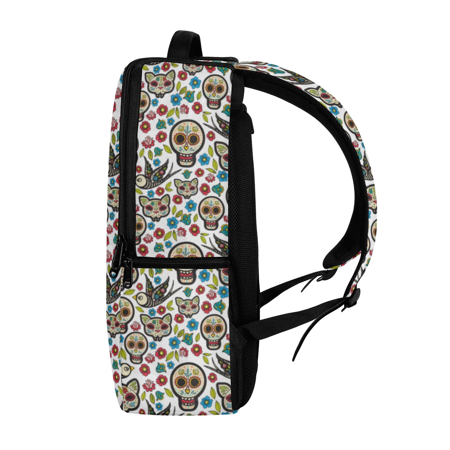 Day of the dead sugar skull parttern New Style Chain Backpack