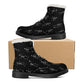 Sugar skull Calaveras skeleton Day of the dead Women's Faux Fur Leather Boots