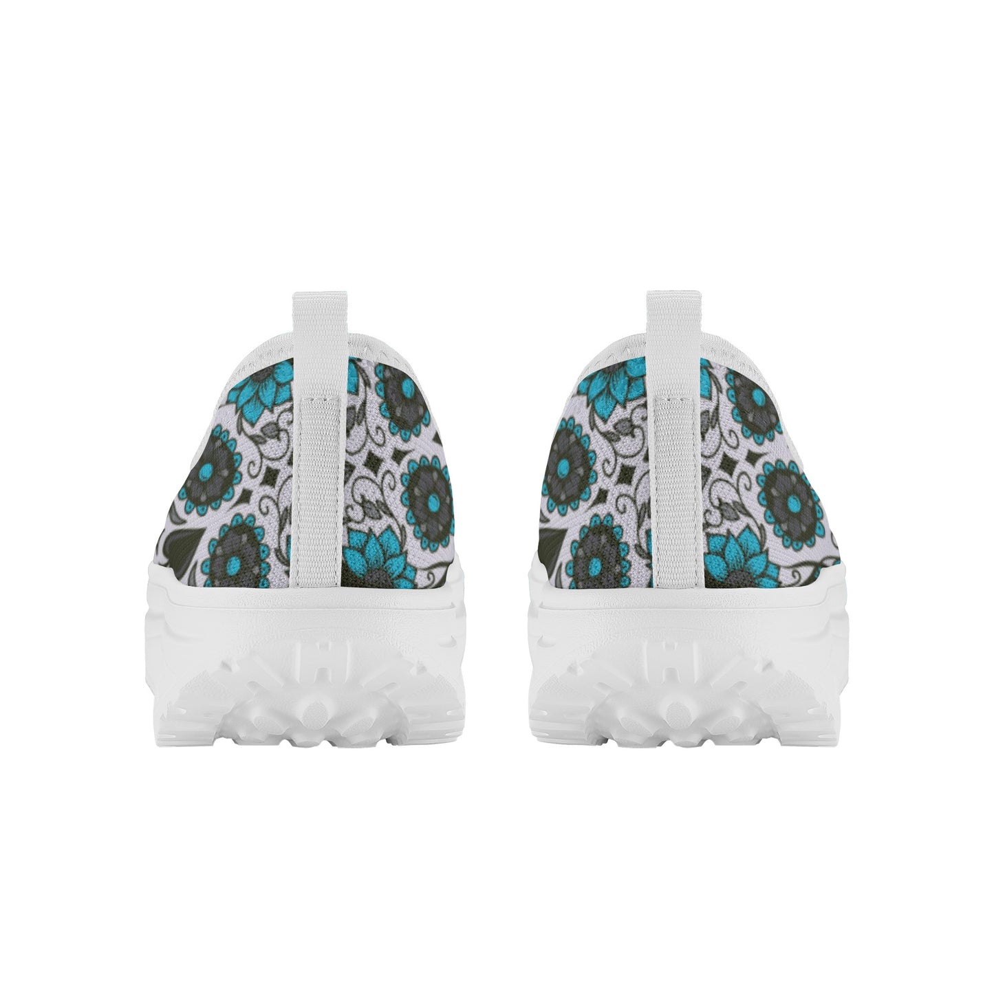 Sugar skull day of the dead Women's Platform Walking Shoes