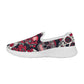 Sugar skull day of the dead Women's New Casual Slip on Shoes