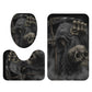 Grim reaper skeleton gothic skull Bath Room Toilet Set