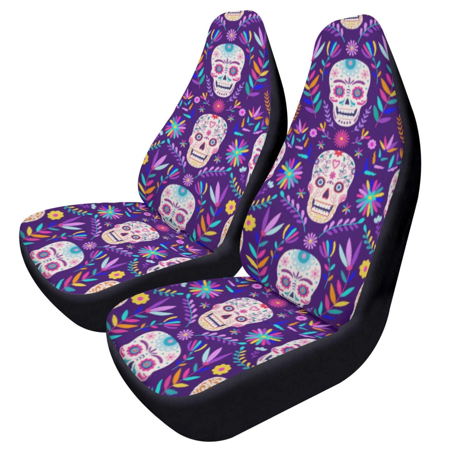 Day of the dead Car Seat Covers (2 Pcs)