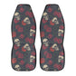 Rose floral skull Car Seat Covers (2 Pcs)