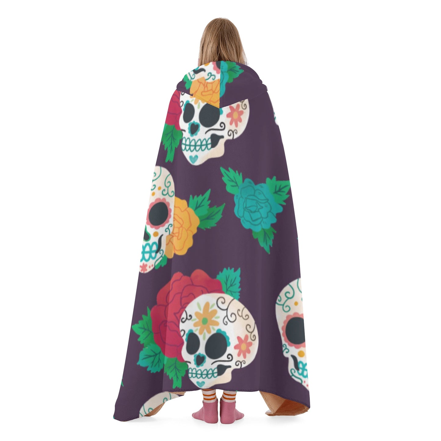 Dia de los muertos Hooded Blanket