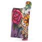 Floral Day of the dead sugar skull Hooded Blanket