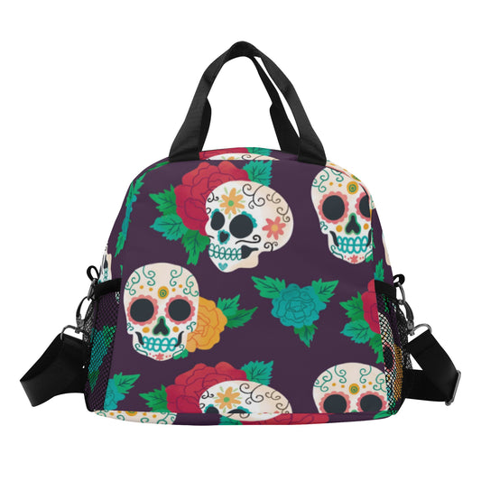 Day of the dead floral skull  Lunch Bag