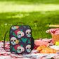 Floral day of the dead skull Lunch Box Bags