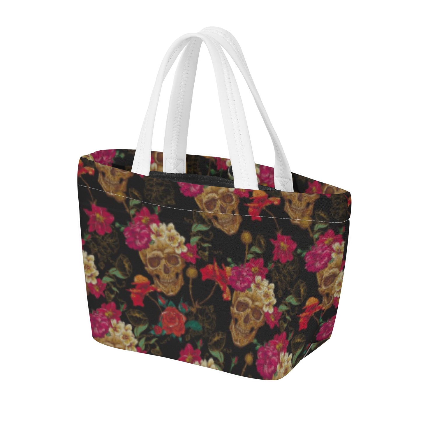 Flora skull gothic Halloween New Style Lunch Bag