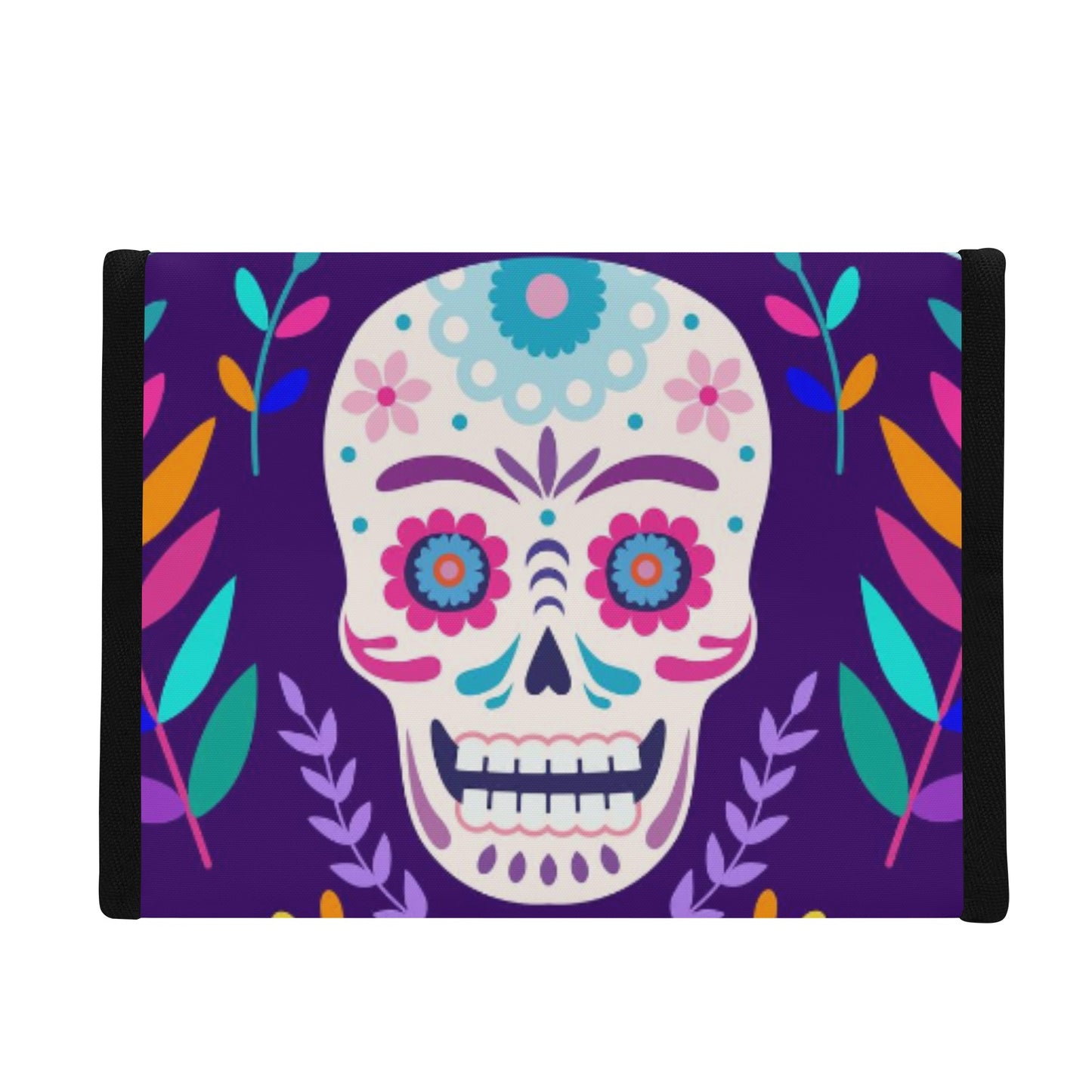 Day of the dead sugar skull beautiful Folding Pocket Type Lunch Bag